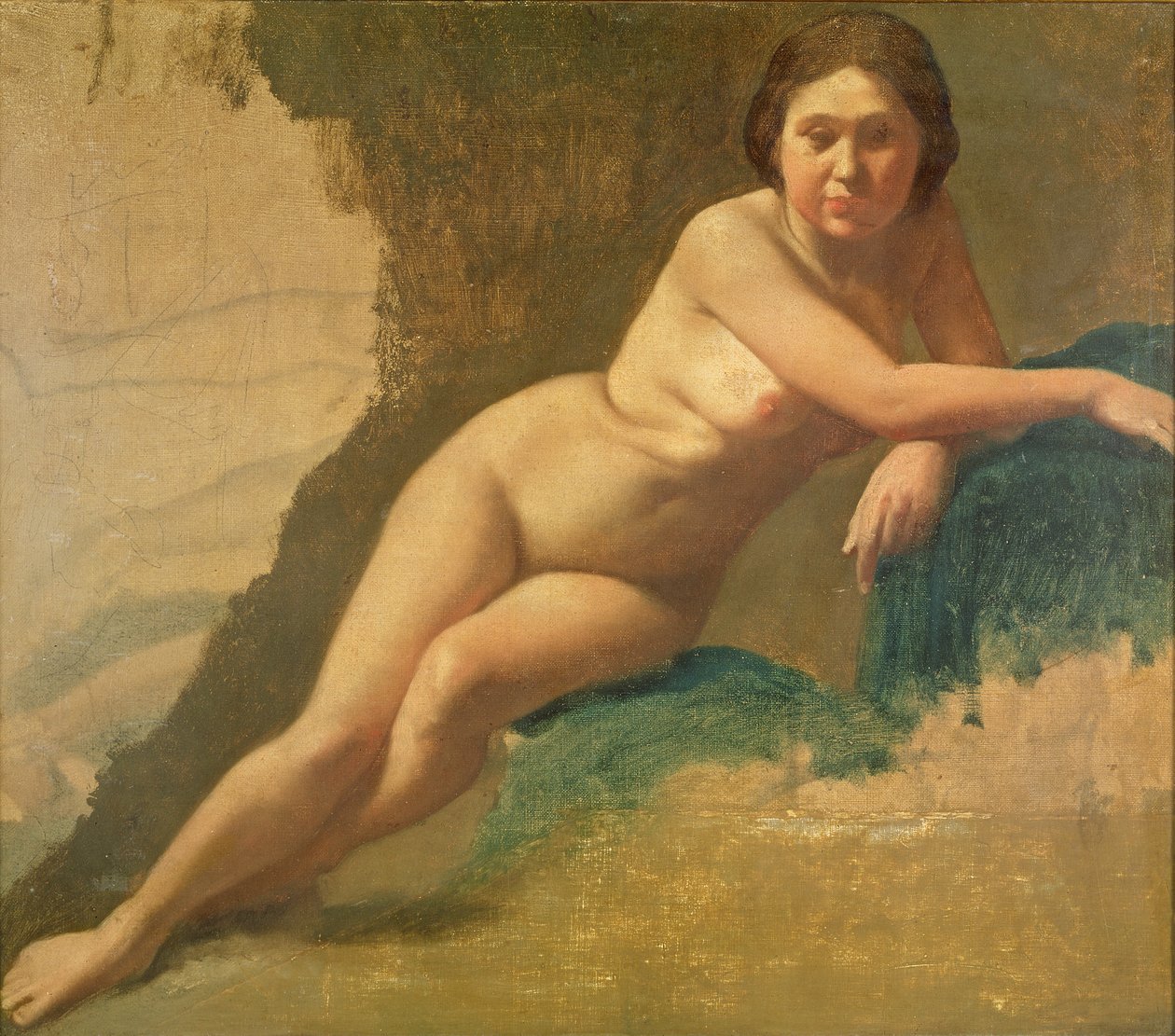 Estudio de desnudo de Edgar Degas
