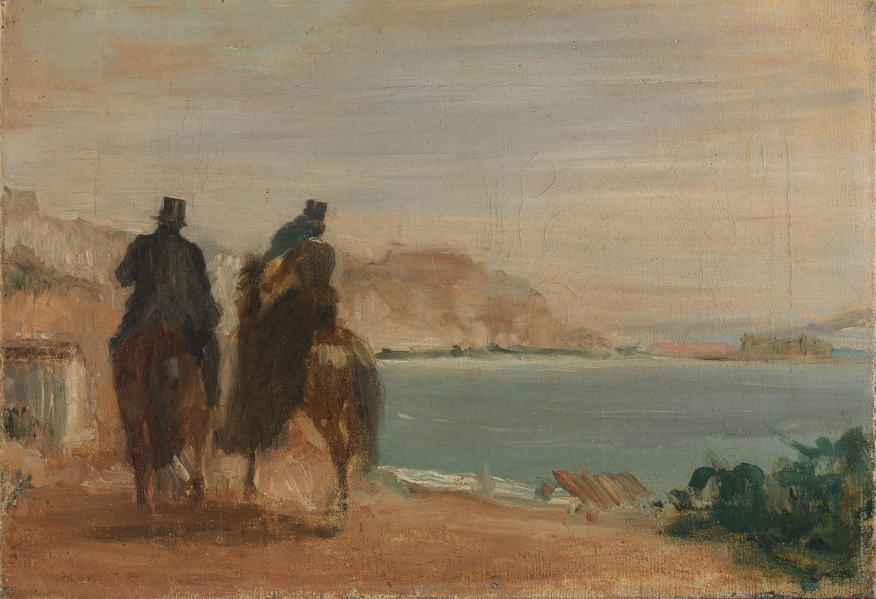 Paseo junto al mar de Edgar Degas