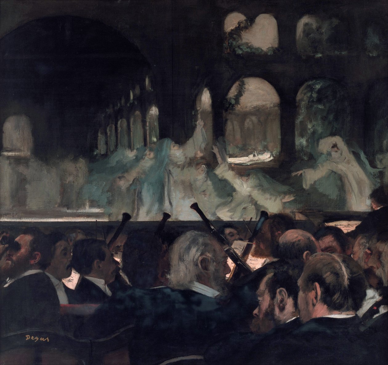 La escena del ballet de Edgar Degas