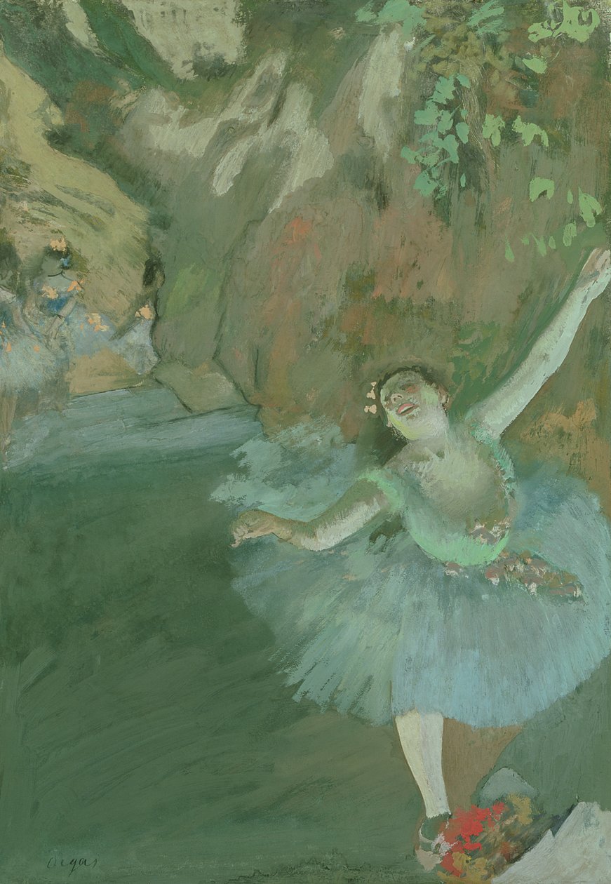 El arco de la estrella, c.1880 de Edgar Degas