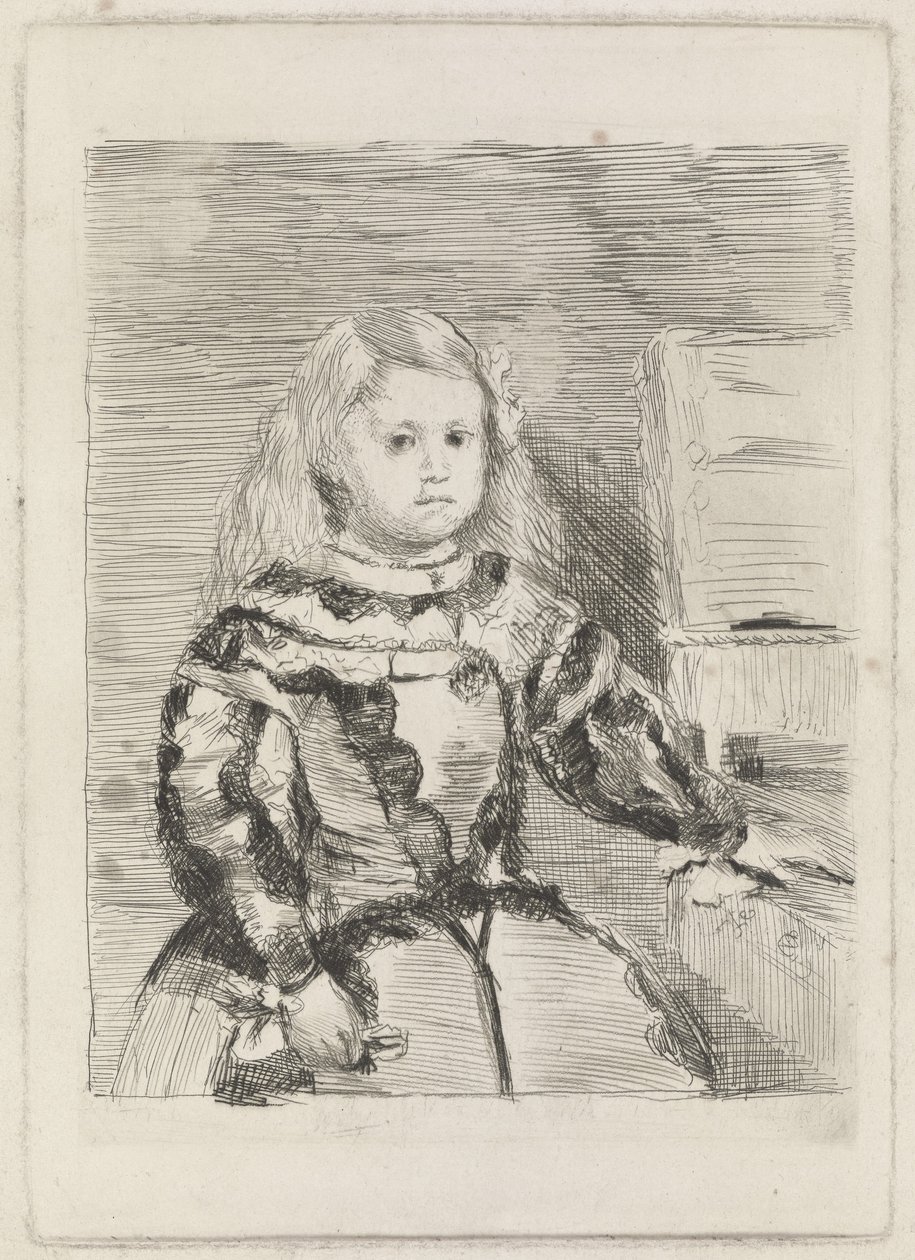 La Infanta Margarita de Edgar Degas