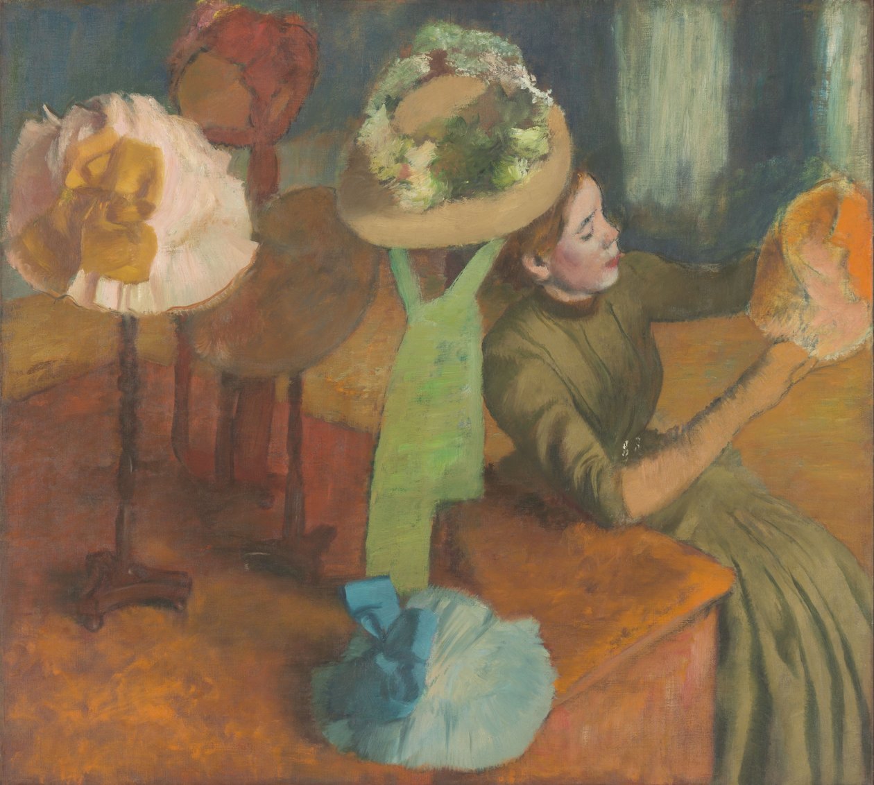La tienda de sombreros de Edgar Degas