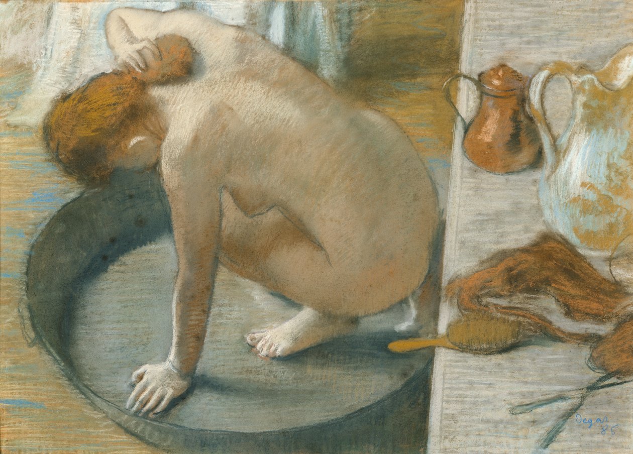La Tina, 1886 de Edgar Degas