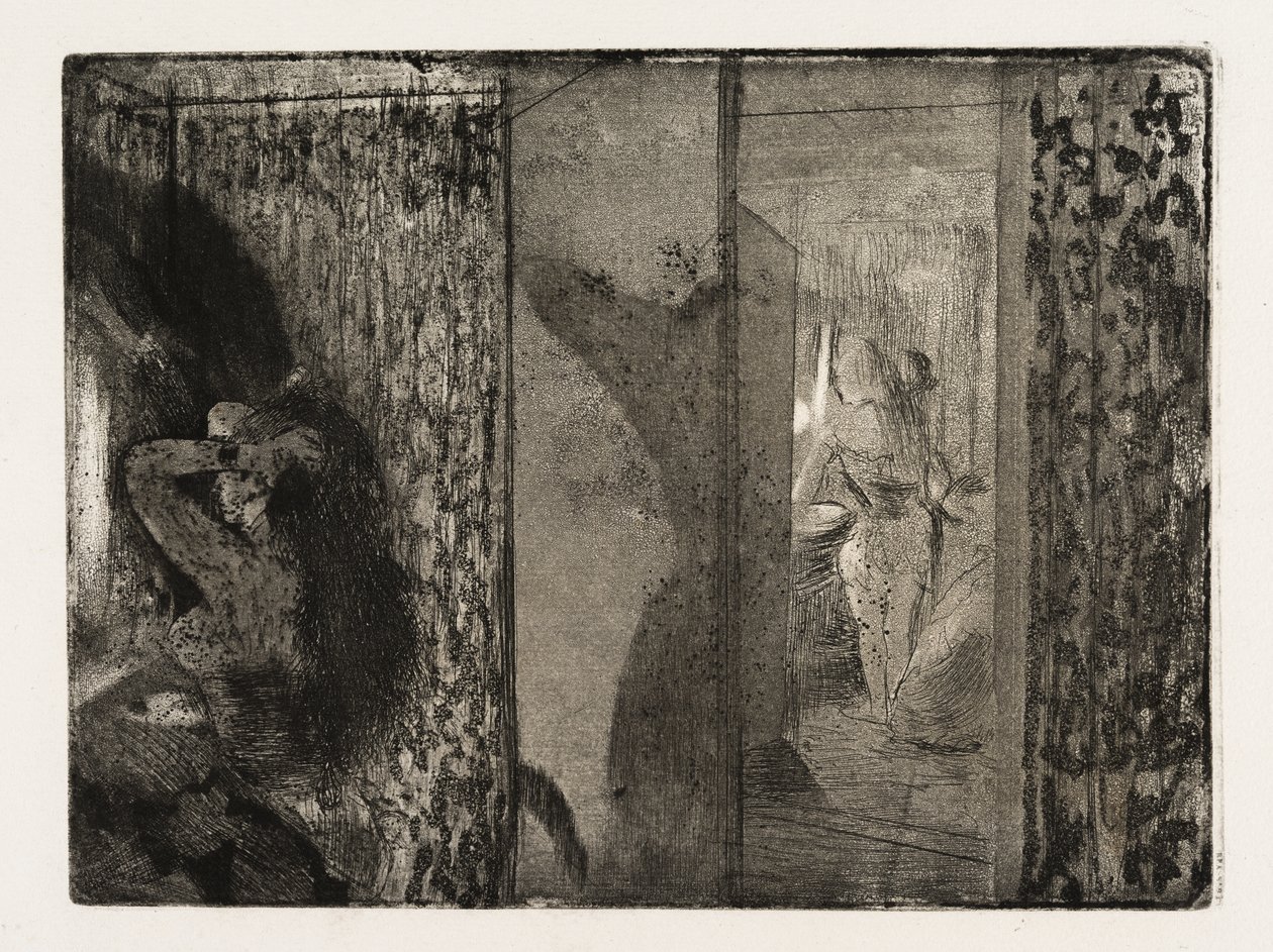 Actrices en sus camerinos de Edgar Degas