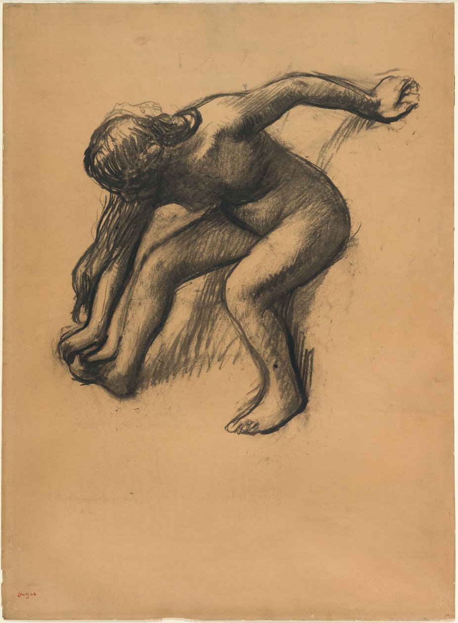 Después del baño de Edgar Degas