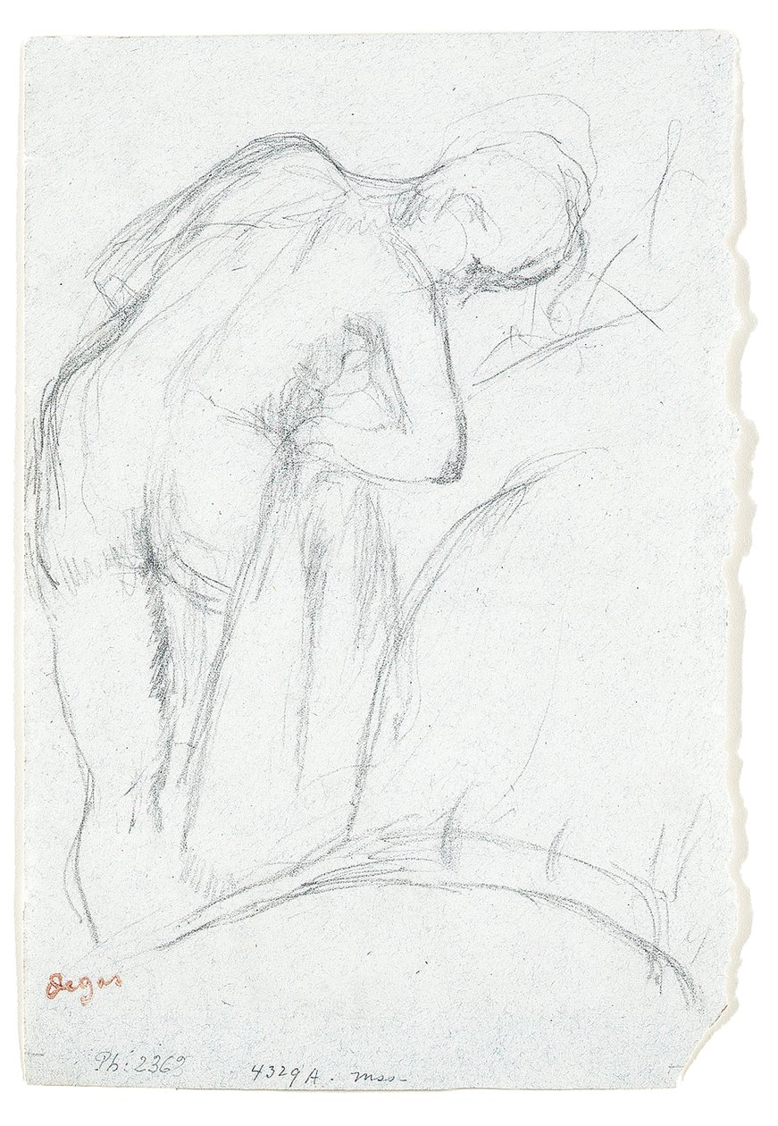 Después del baño de Edgar Degas