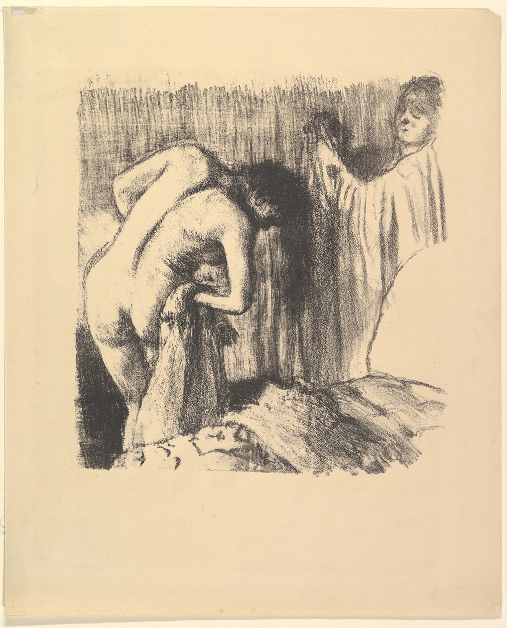 Después del baño III, 1891-92 de Edgar Degas