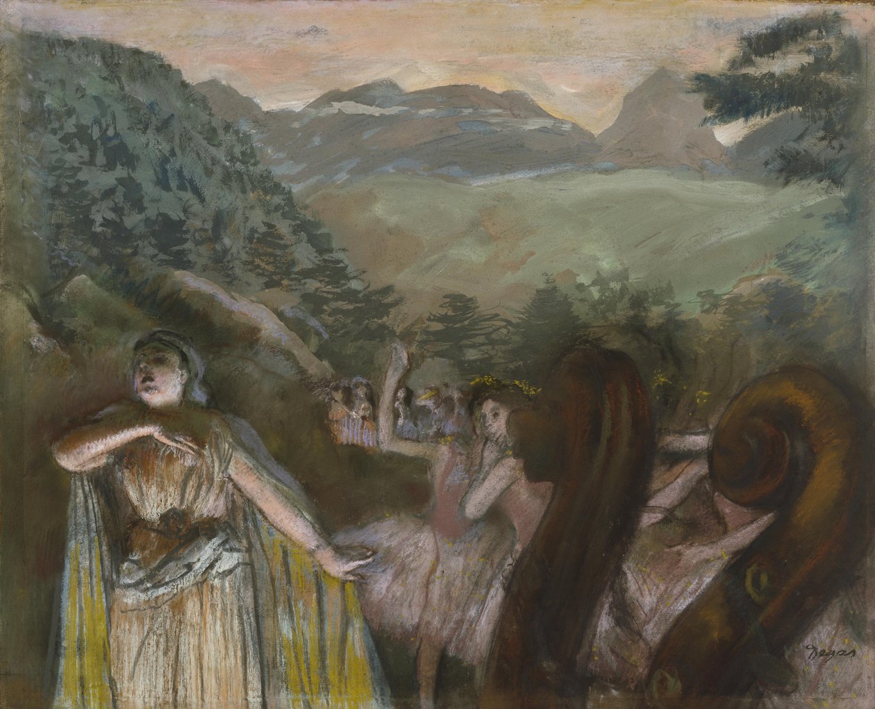 Aria después del Ballet de Edgar Degas