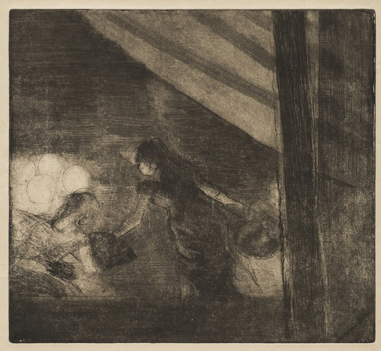 En el Café des Ambassadeurs de Edgar Degas