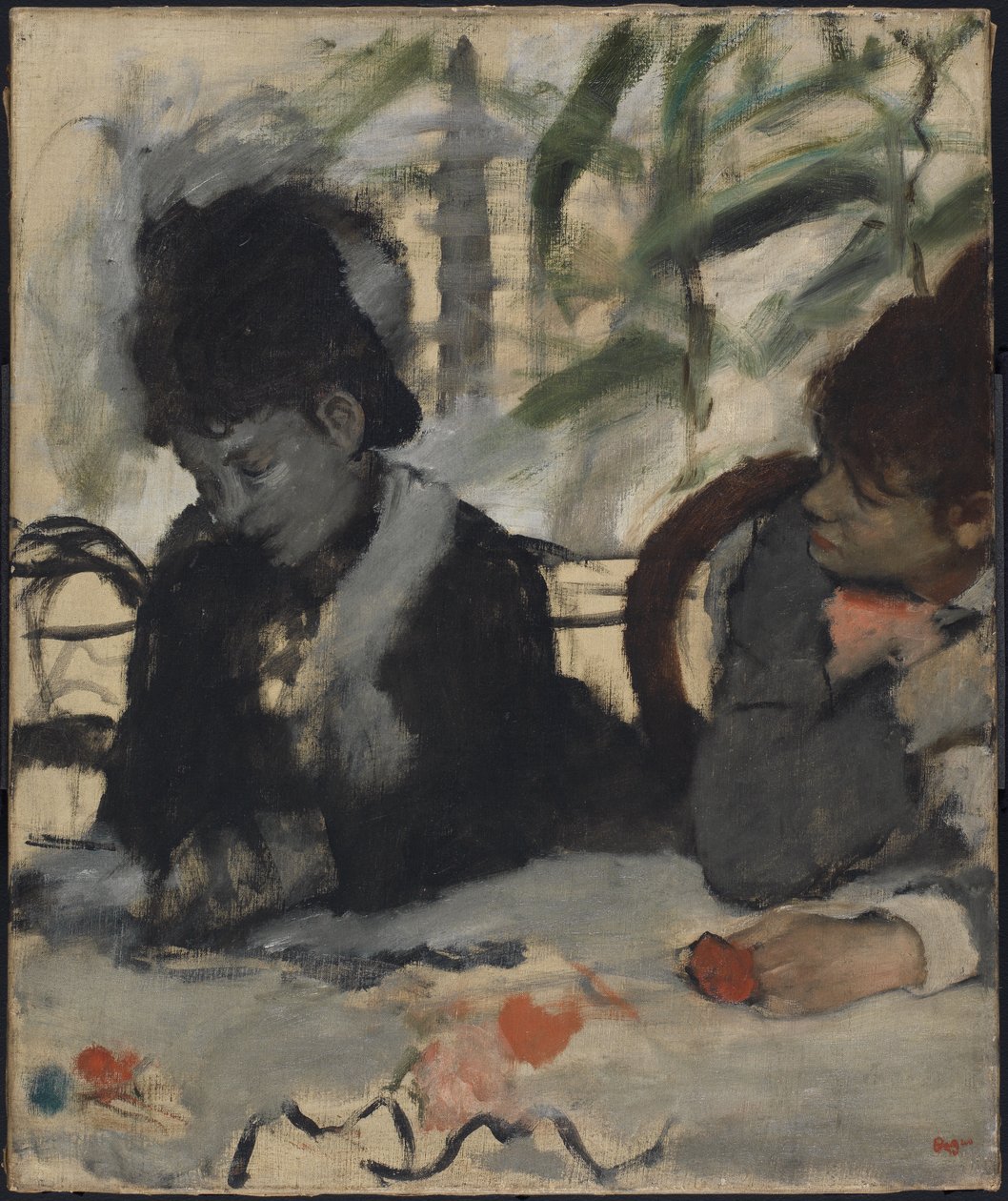 En el Café de Edgar Degas
