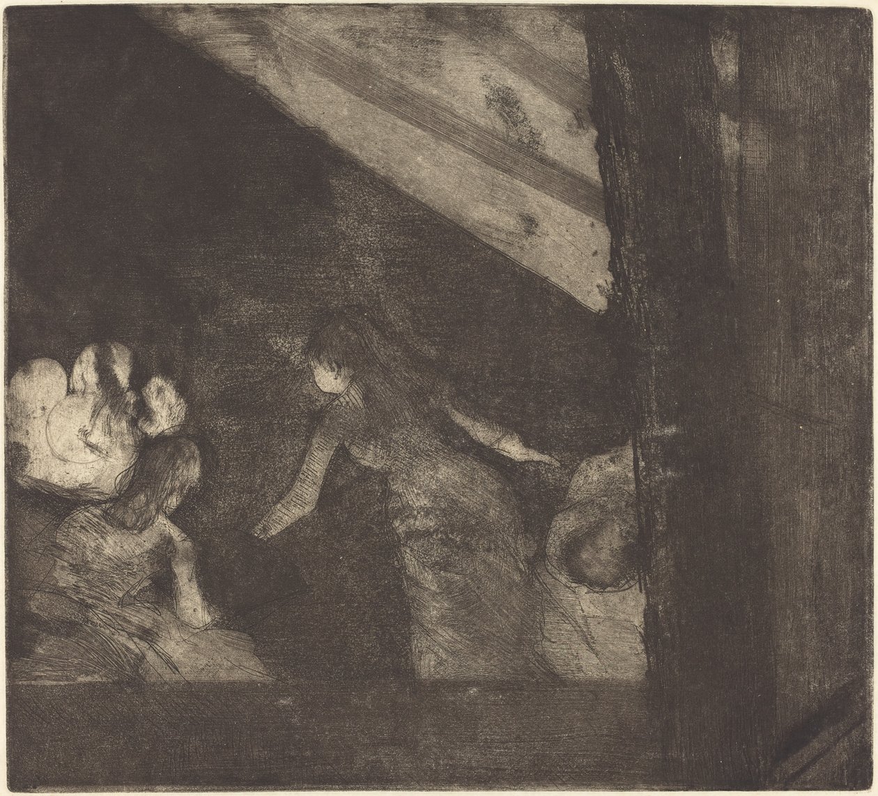 En el Café des Ambassadeurs de Edgar Degas
