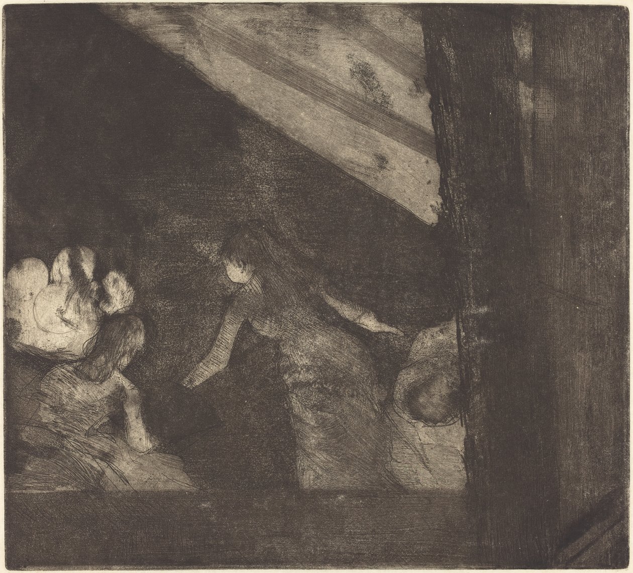 En el Café des Ambassadeurs de Edgar Degas