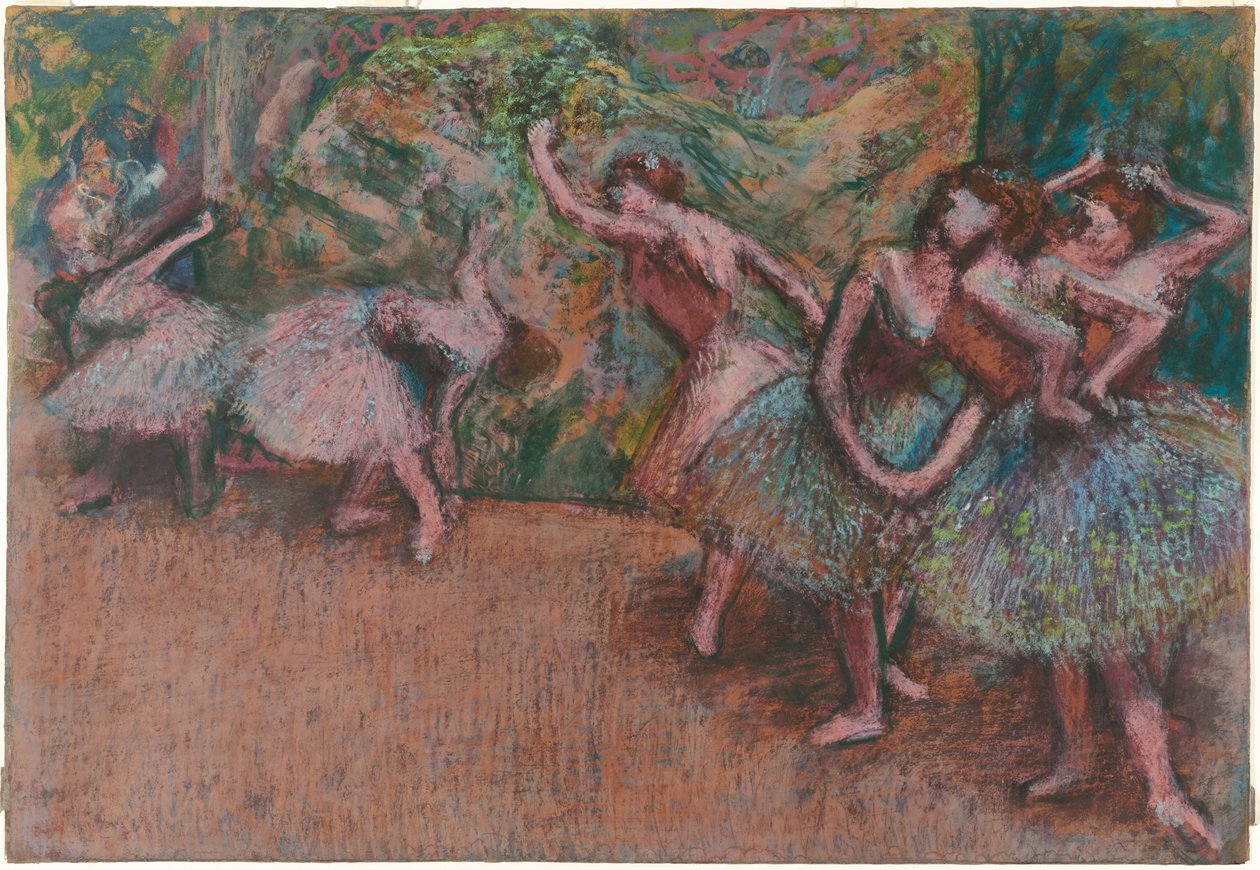 Escena de ballet, c. 1907 de Edgar Degas