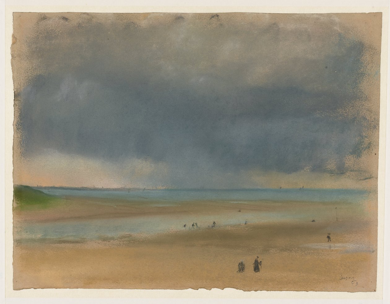 Junto al mar de Edgar Degas
