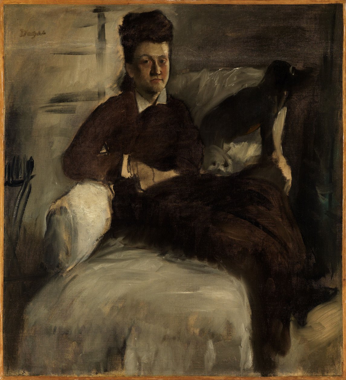 Retrato de Madame Jeantaud de Edgar Degas