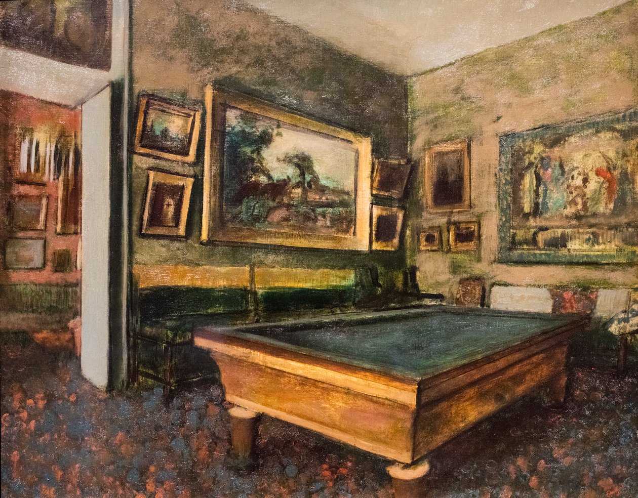 Sala de billar de Edgar Degas