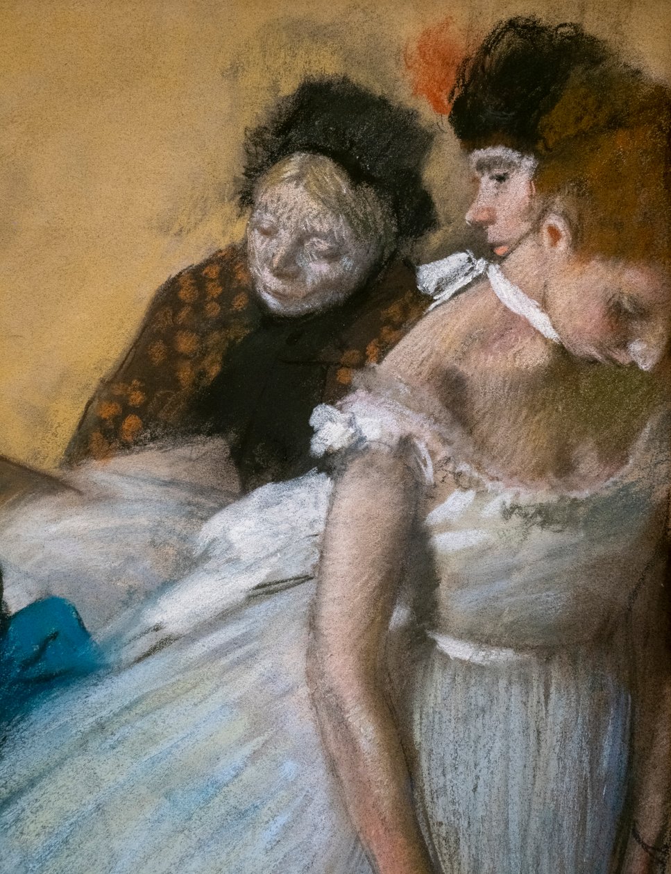 Examen de danza (detalle) de Edgar Degas