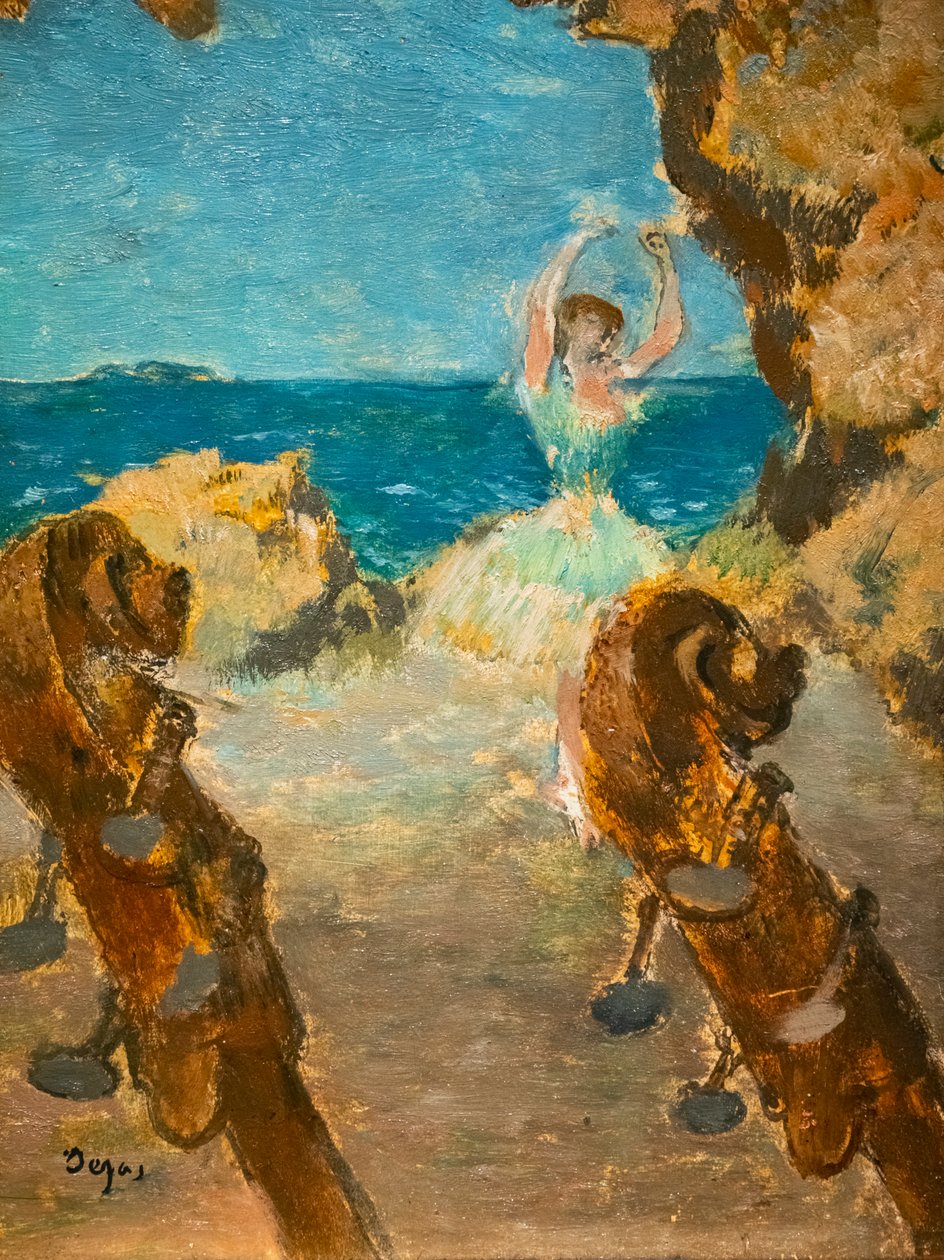 Bailarina. Escena de ballet de Edgar Degas