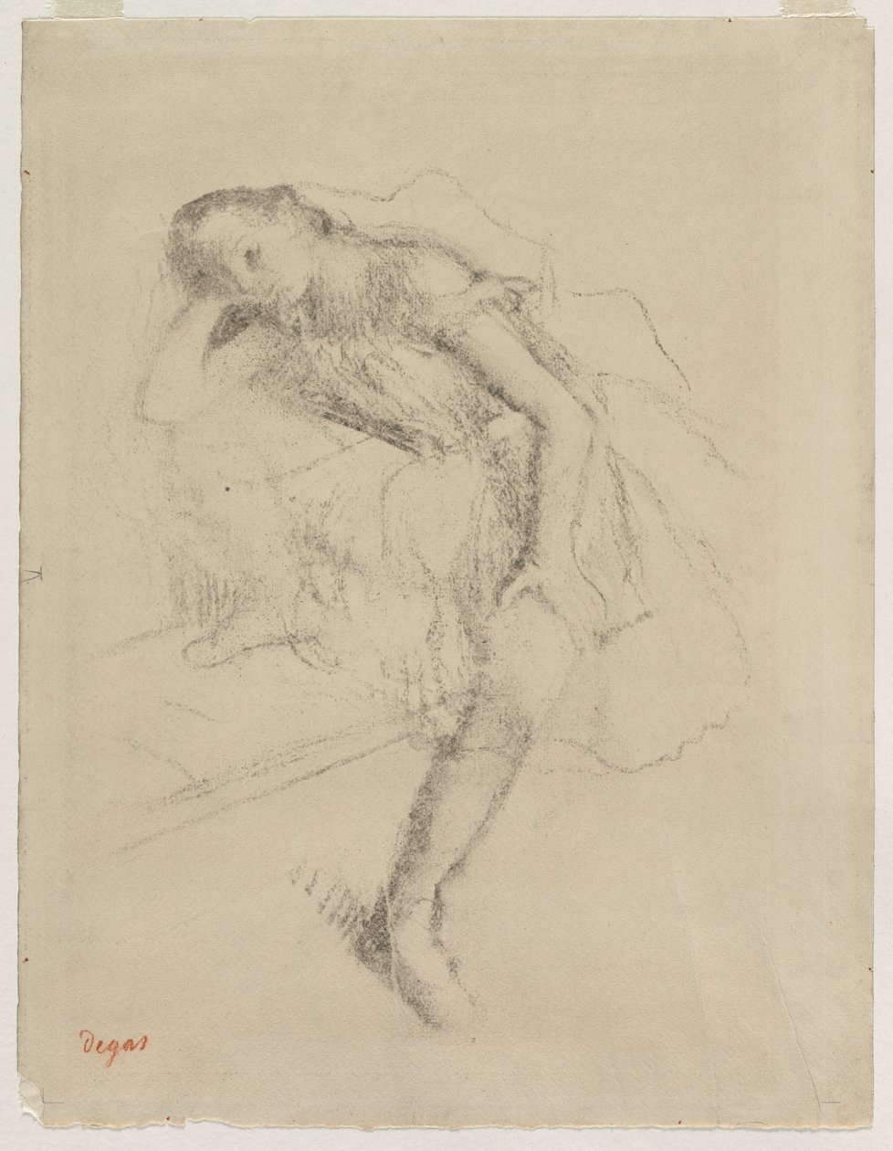 Bailarina en descanso, c. 1895 de Edgar Degas