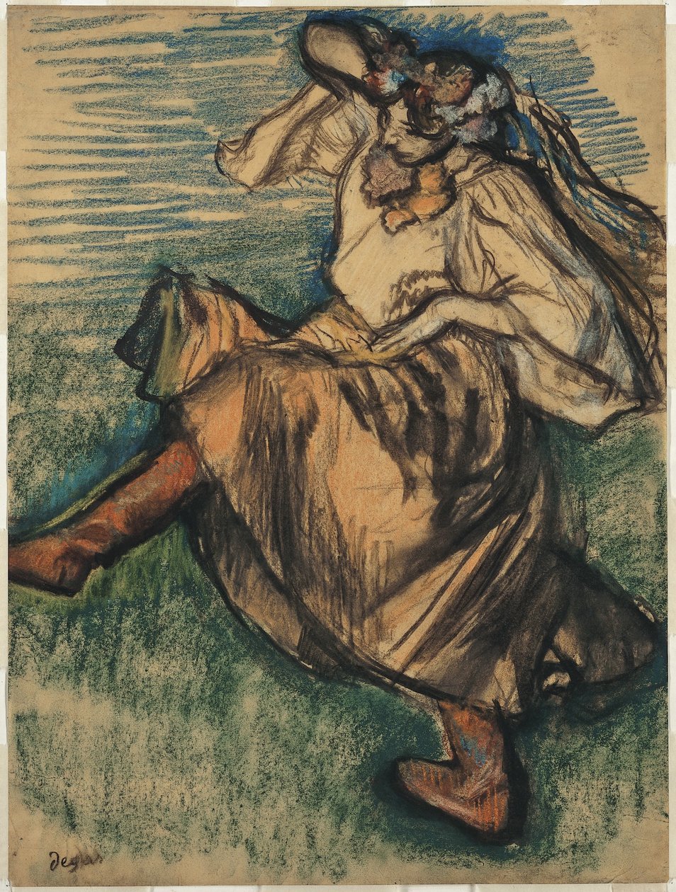 Bailarina con traje ucraniano de Edgar Degas