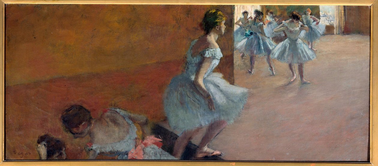 Bailarinas subiendo las escaleras de Edgar Degas