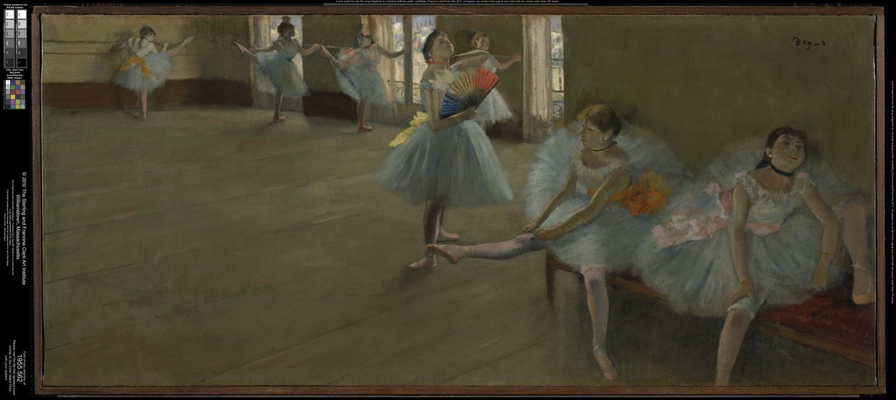 Bailarines en el aula de Edgar Degas