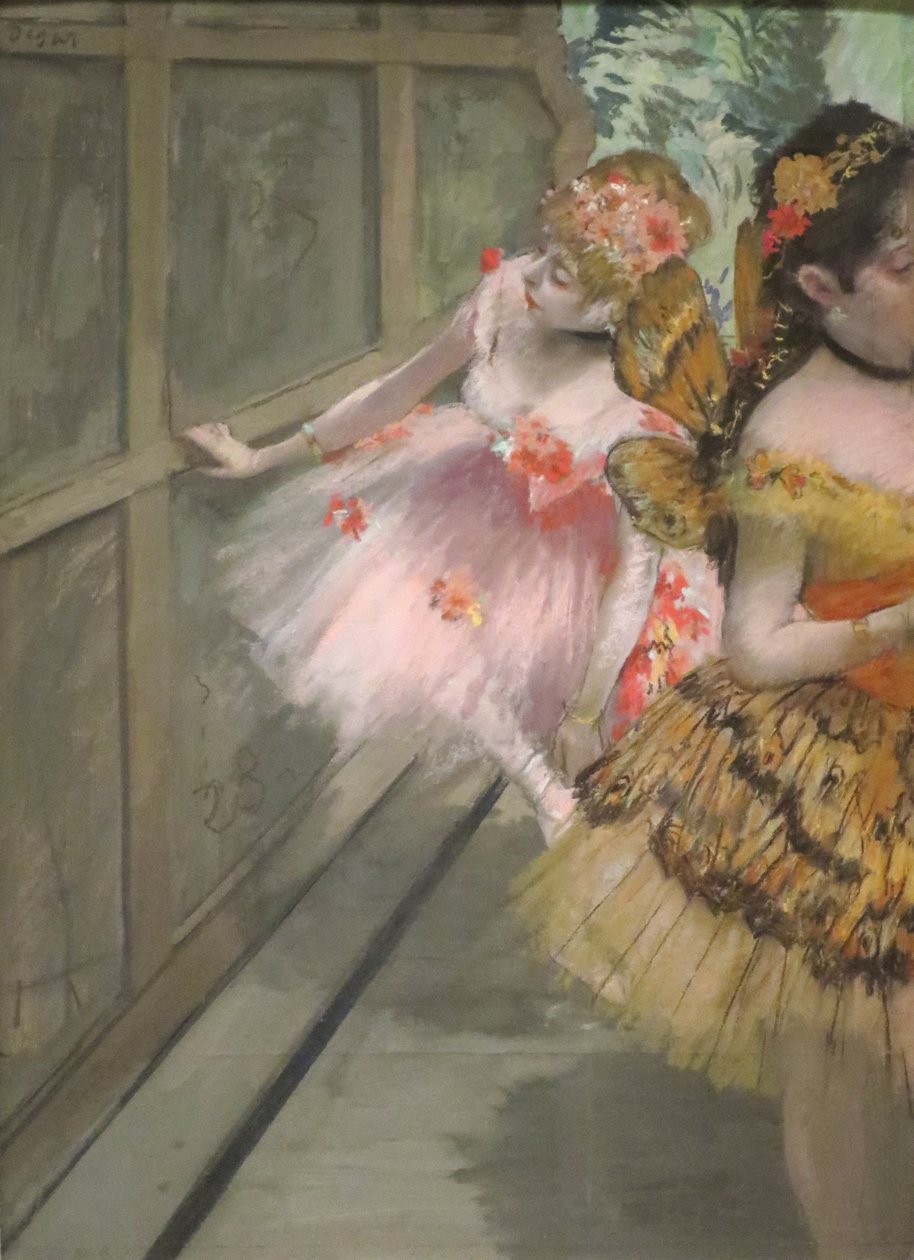 Bailarinas en las alas" de Edgar Degas, Museo Norton Simon de Edgar Degas