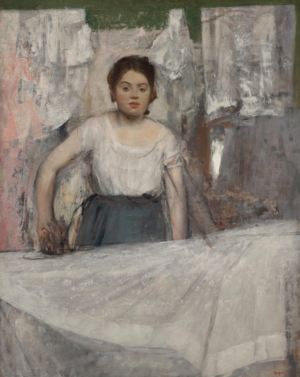 La planchadora de Edgar Degas