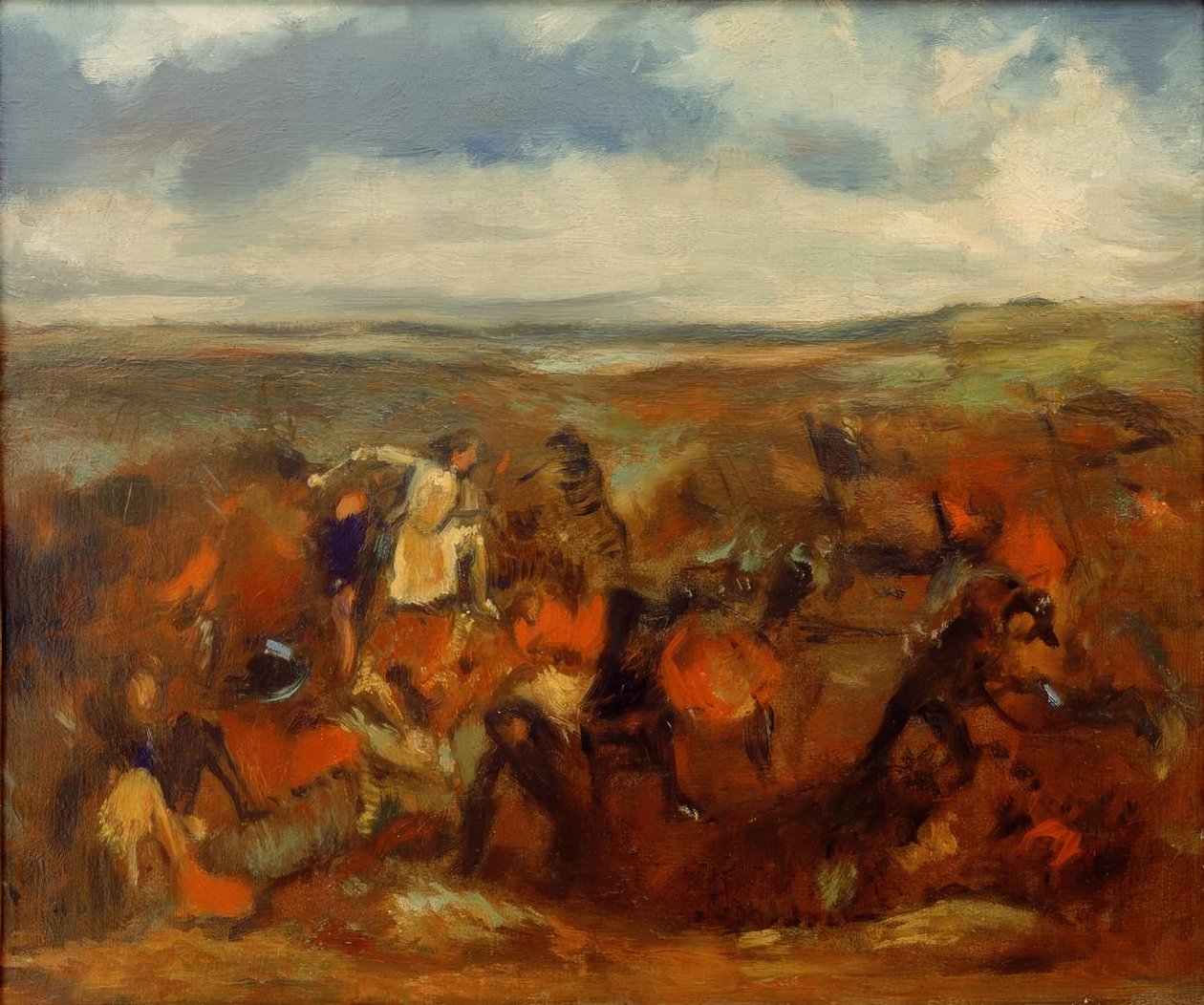 La batalla de Poitiers de Edgar Degas
