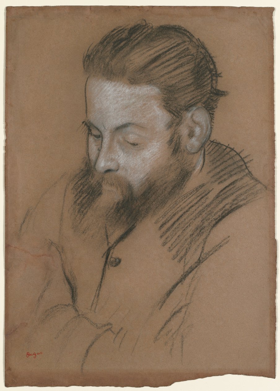 Diego Martelli, 1879 de Edgar Degas