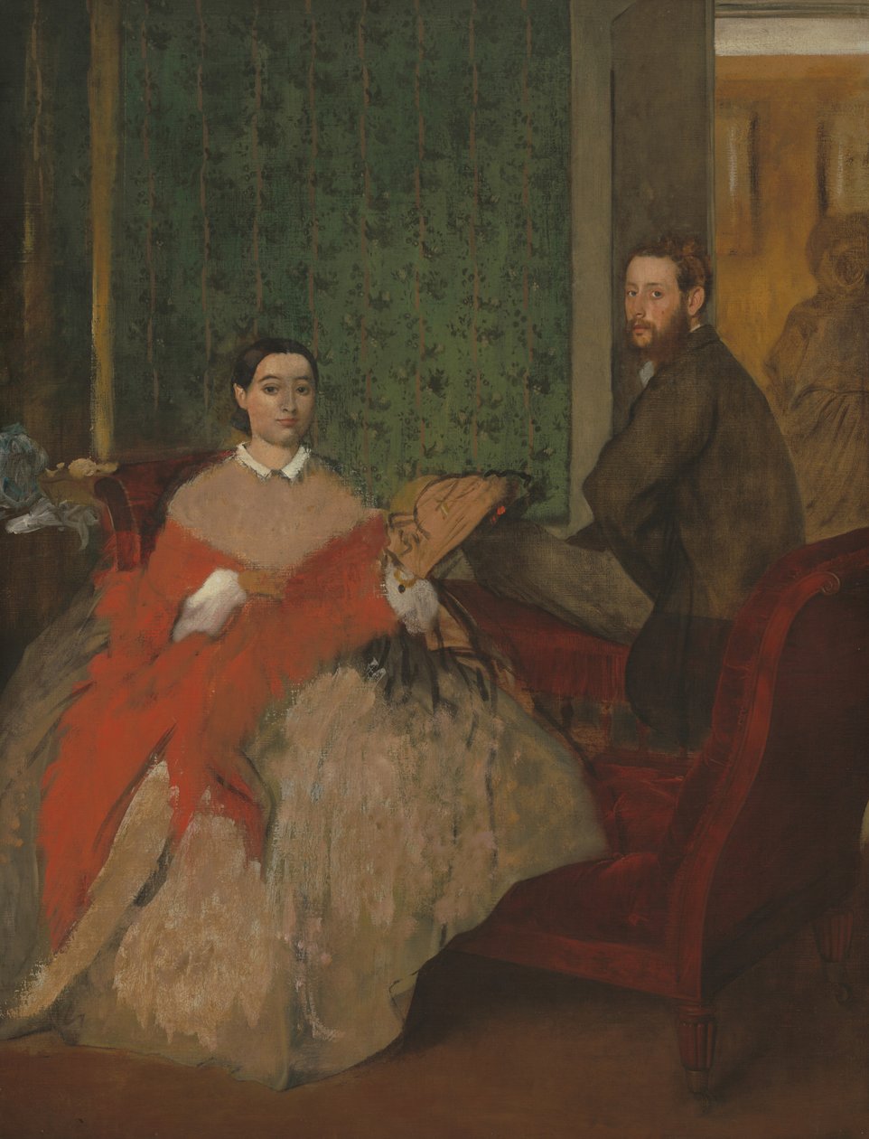 Edmondo y Thérèse Morbilli de Edgar Degas