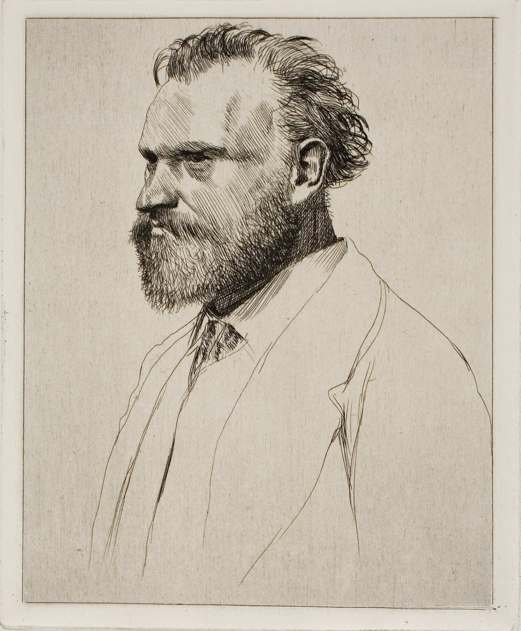 Edouard Manet, Retrato de busto de Edgar Degas