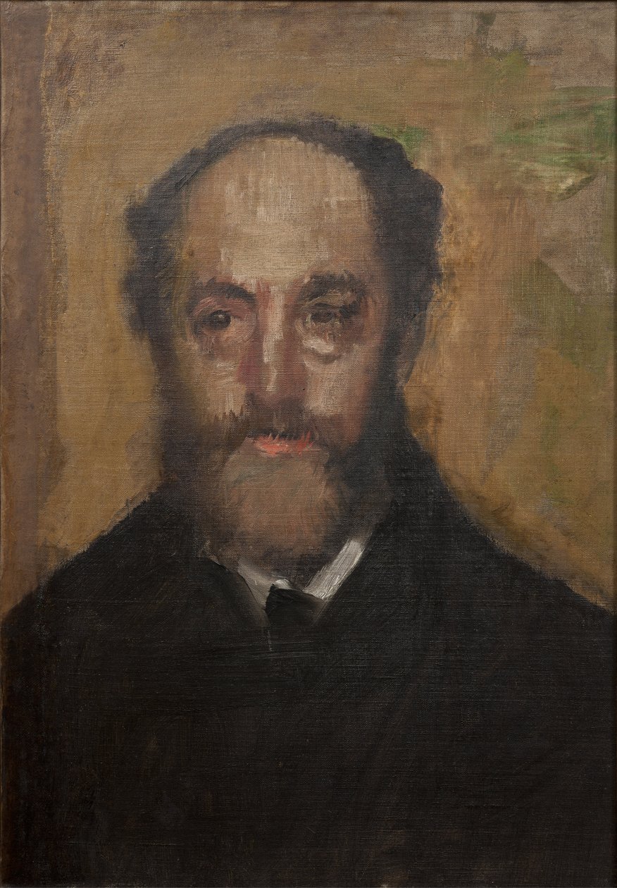 Retrato del crítico de arte Emile Durand-Greville (1838-1914) de Edgar Degas