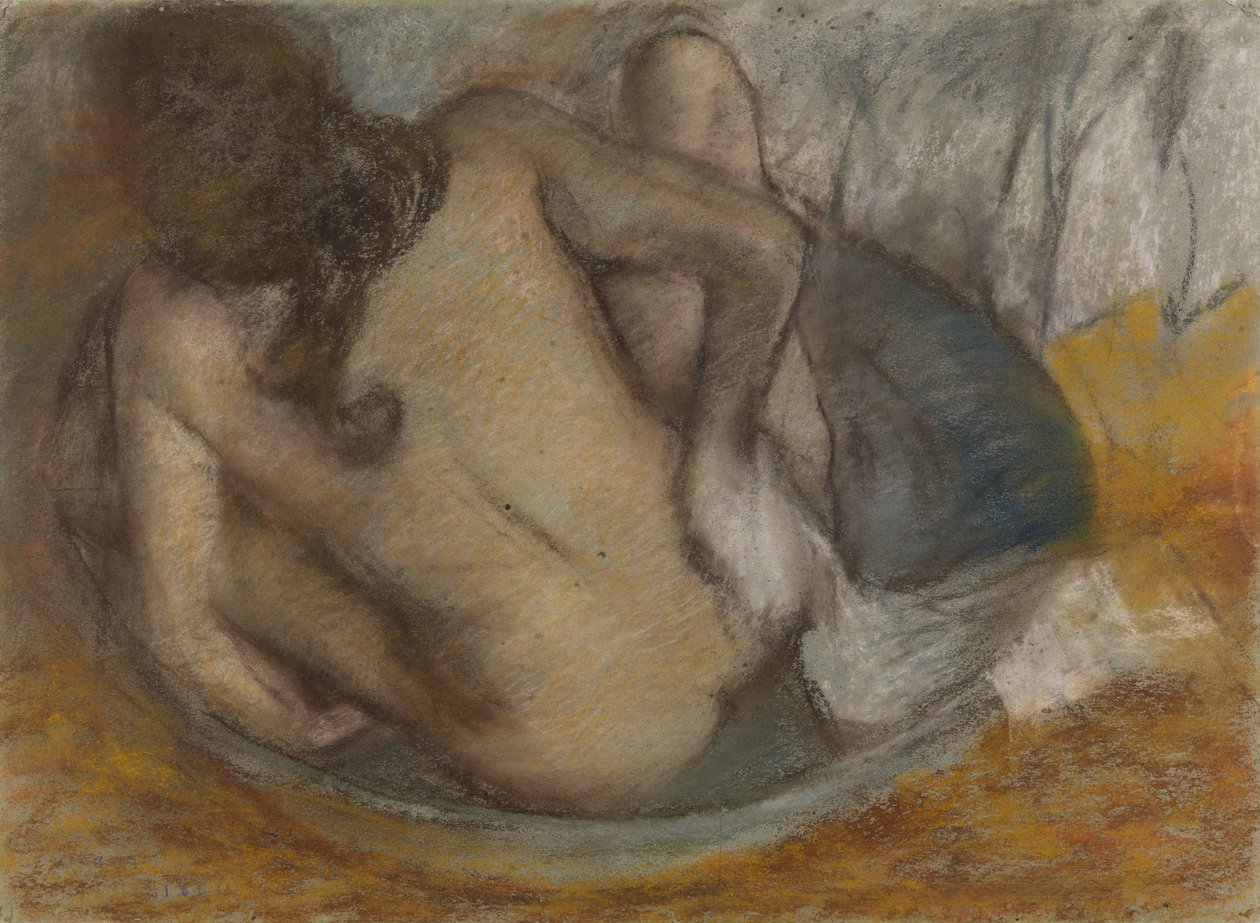 Mujer en la bañera de Edgar Degas