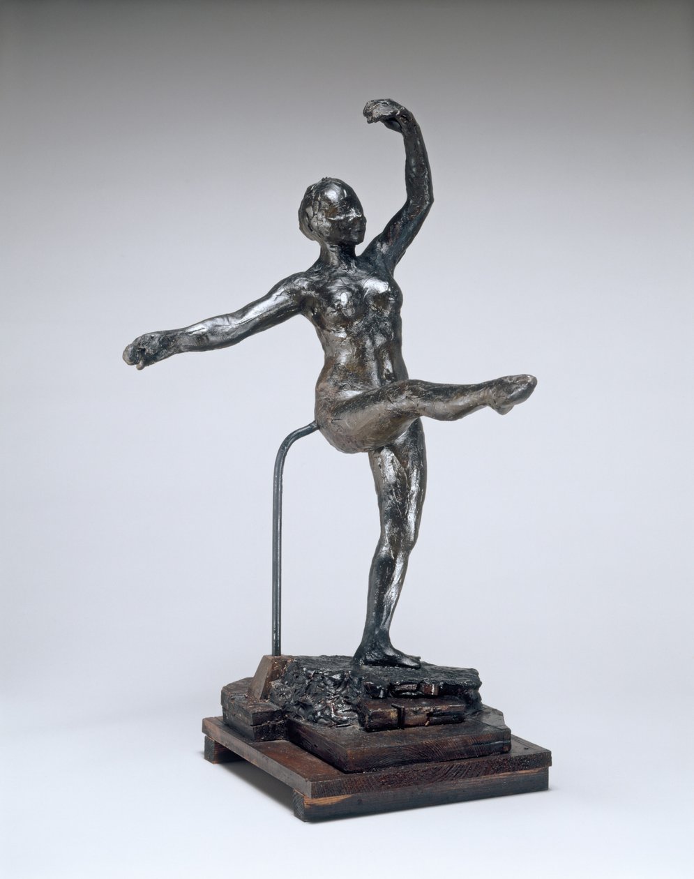 Cuarta Posición Frontal, en la Pierna Izquierda, c. 1885-1890 de Edgar Degas