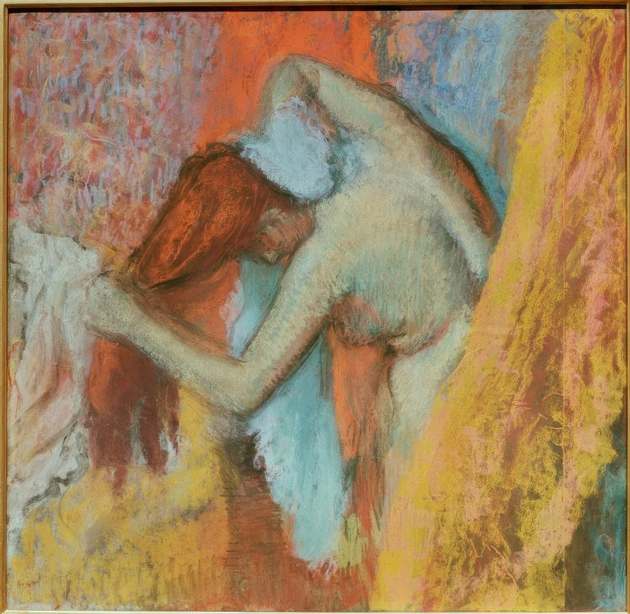 Mujer en el tocador de Edgar Degas