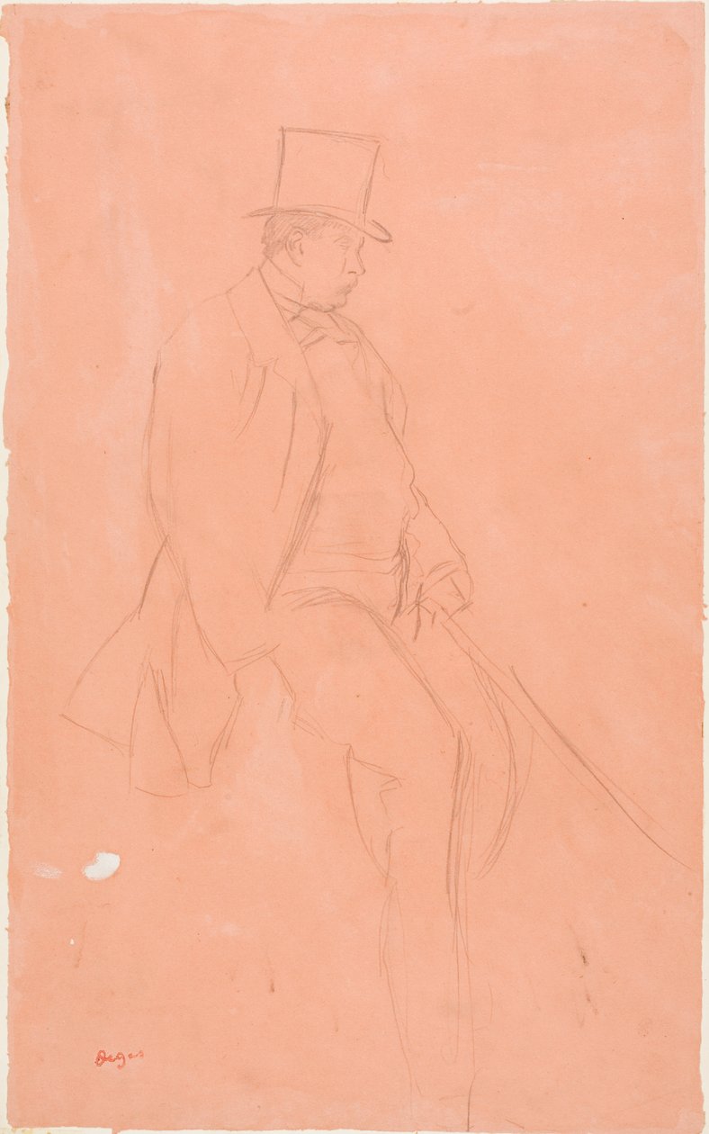 Caballero Jinete de Edgar Degas