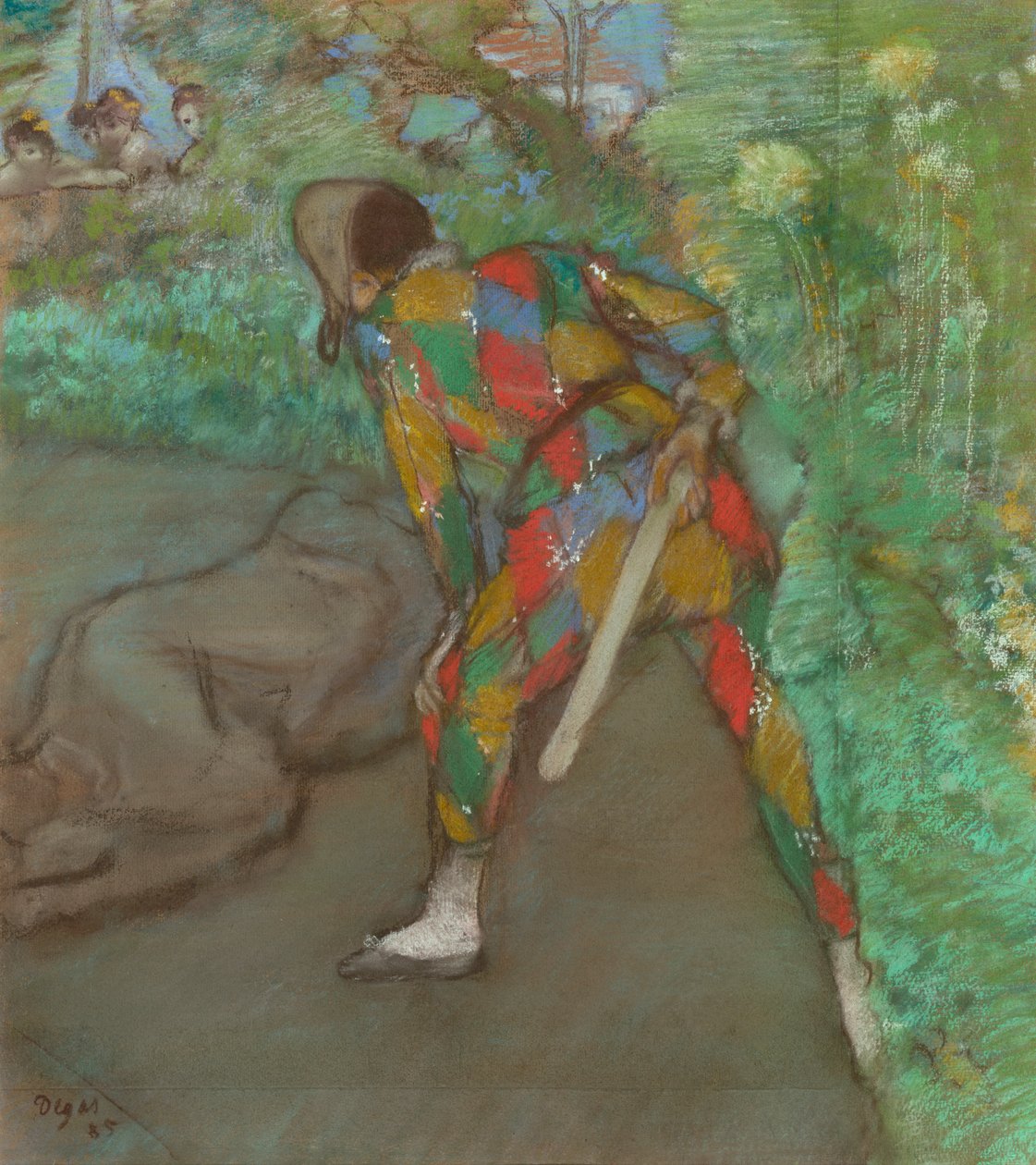 Arlequín de Edgar Degas