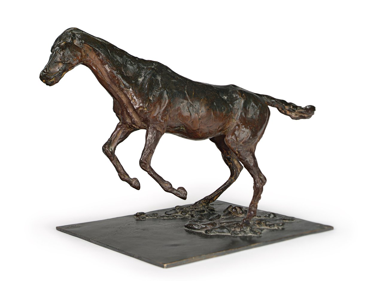 Caballo saltando un obstáculo de Edgar Degas