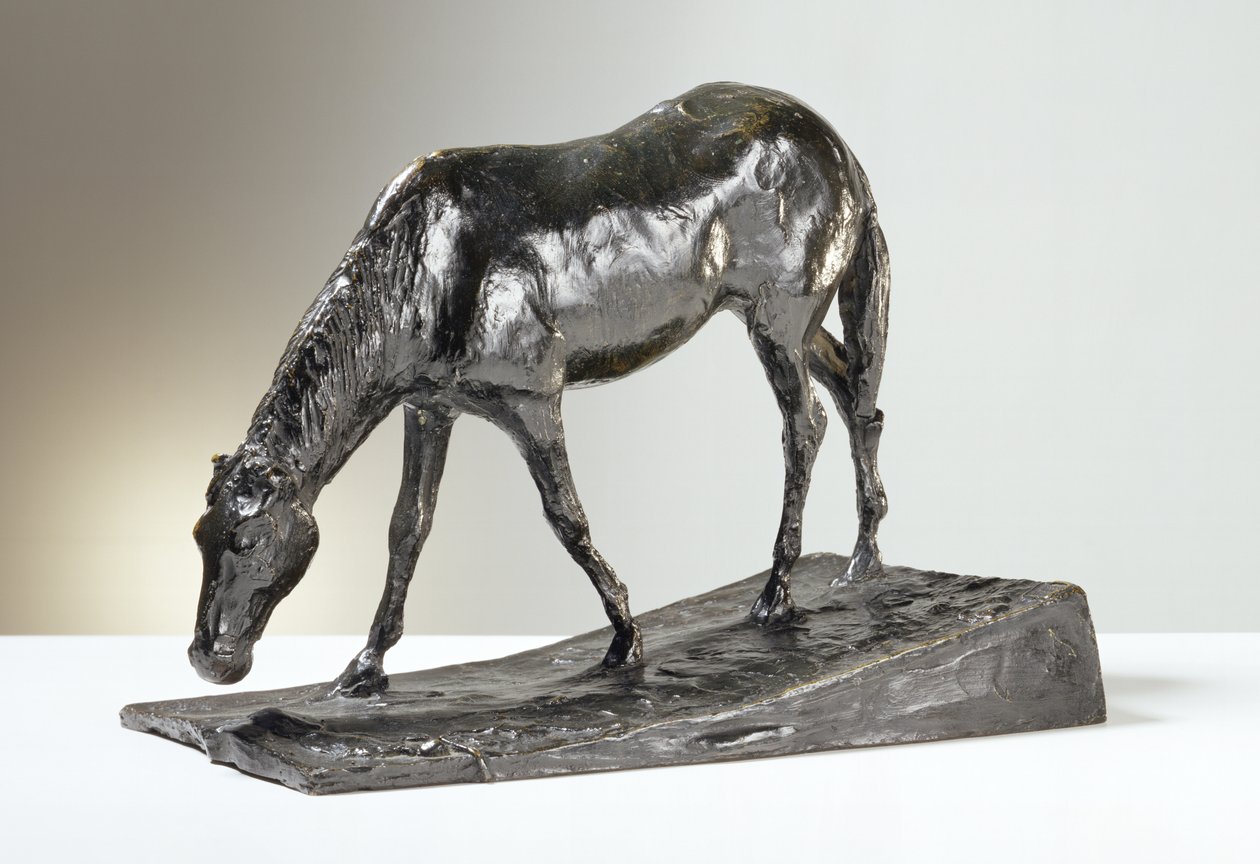 Caballo en el abrevadero de Edgar Degas