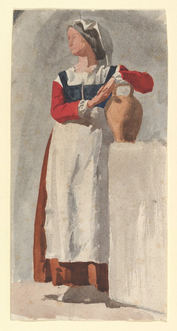Mujer italiana, c.1856-57 de Edgar Degas