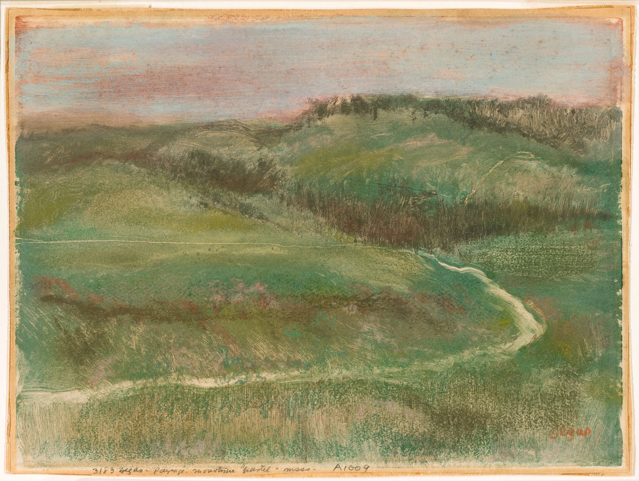 Paisaje de Edgar Degas