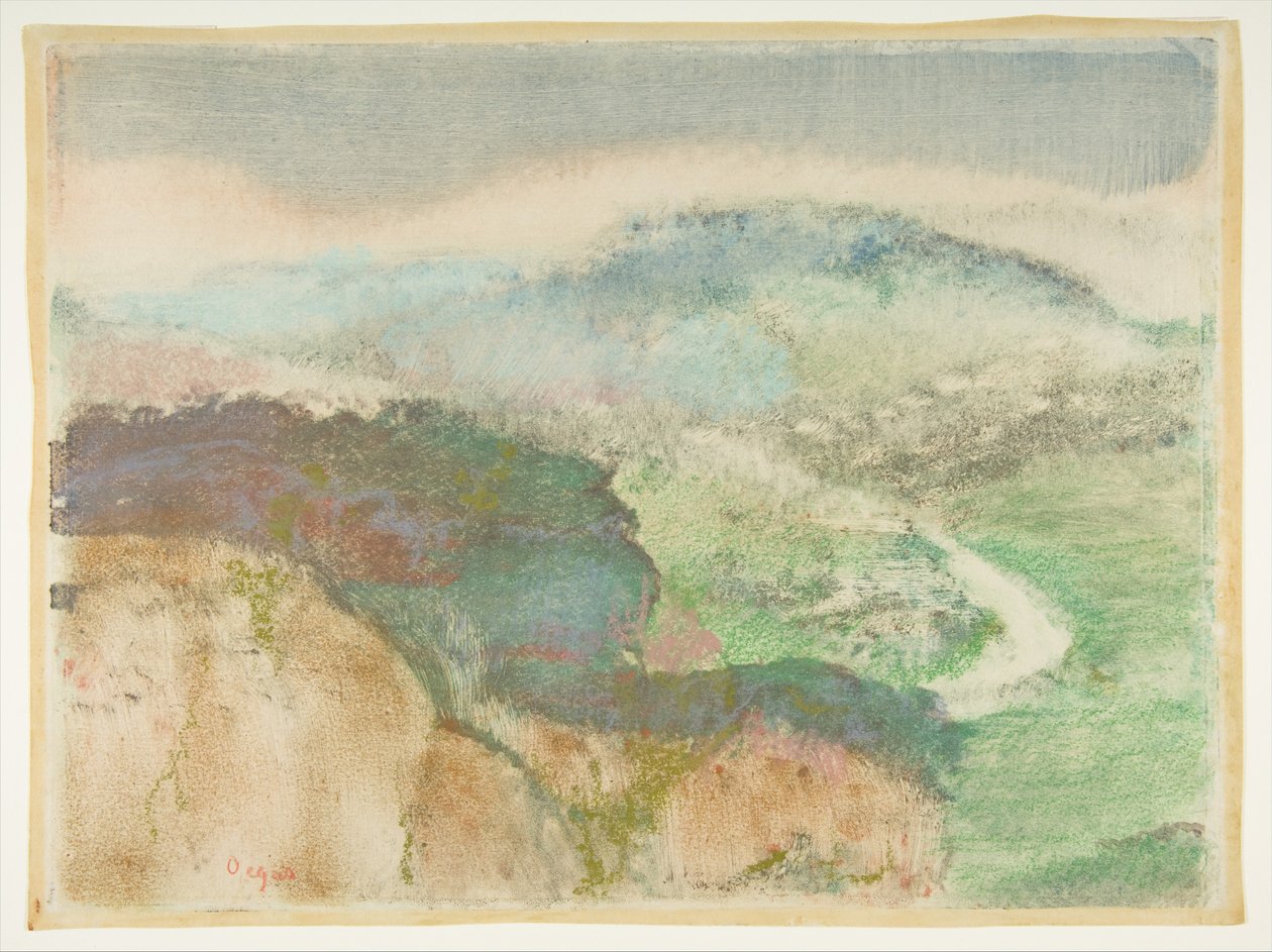 Paisaje de Edgar Degas