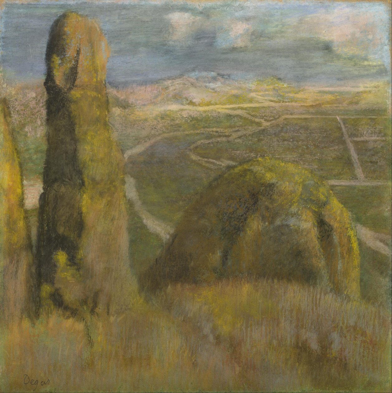 Paisaje de Edgar Degas