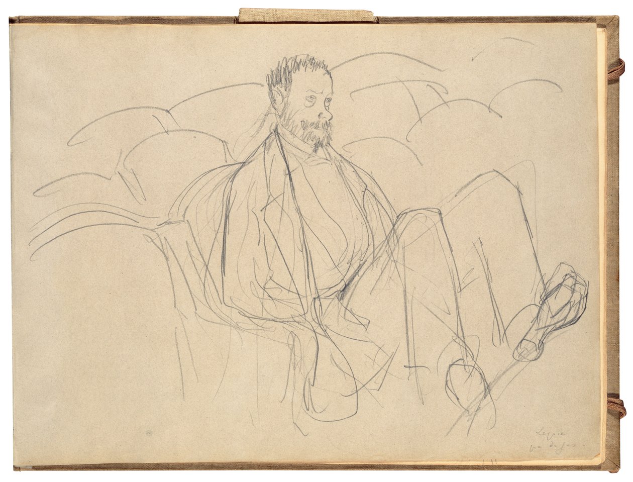 Ludovic Lepic en el Teatro de Edgar Degas