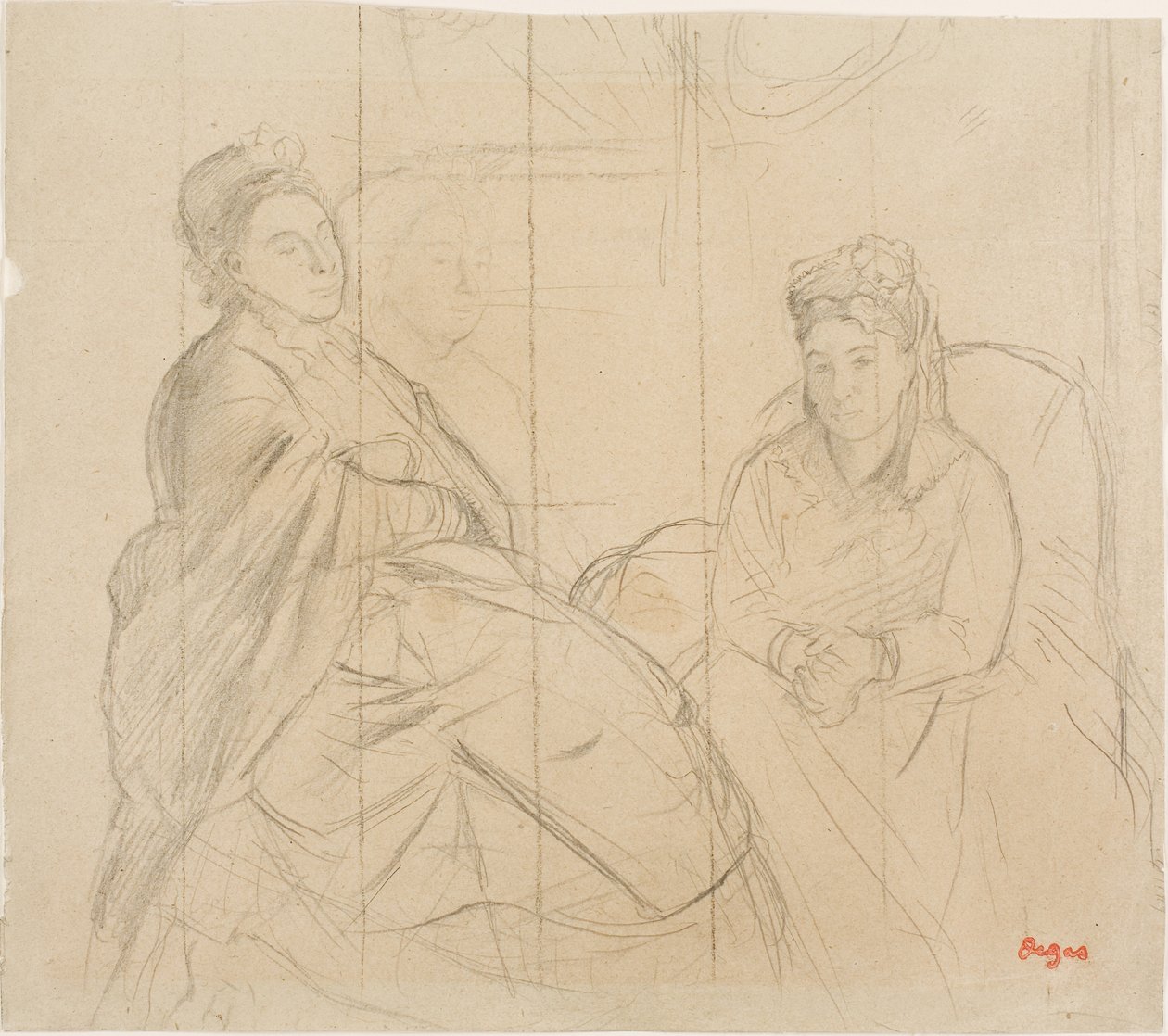 Madame Lisle y Madame Loubens de Edgar Degas