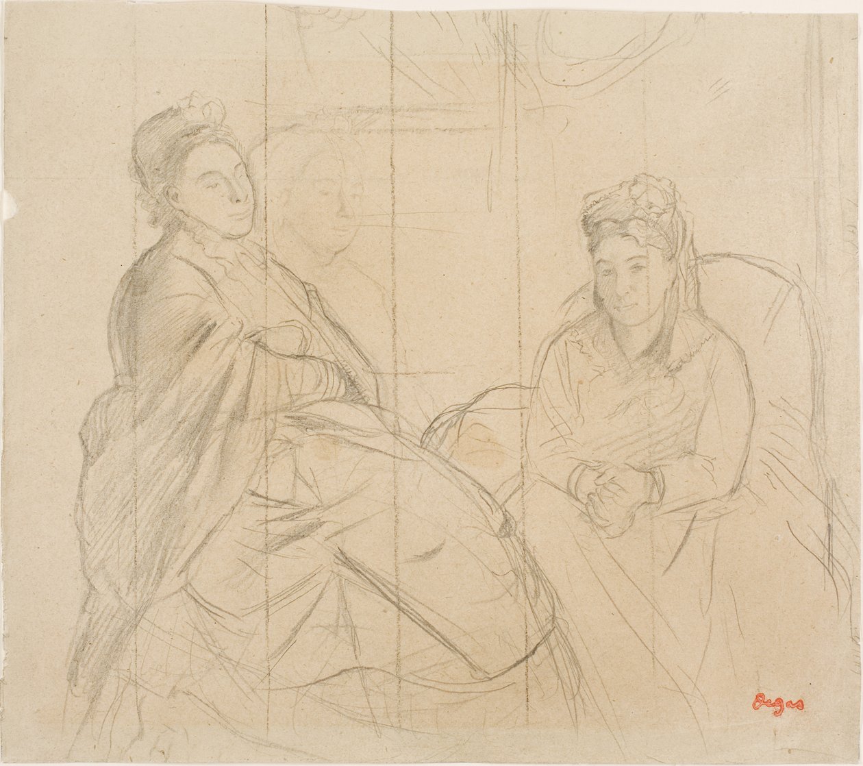 Madame Lisle y Madame Loubens de Edgar Degas