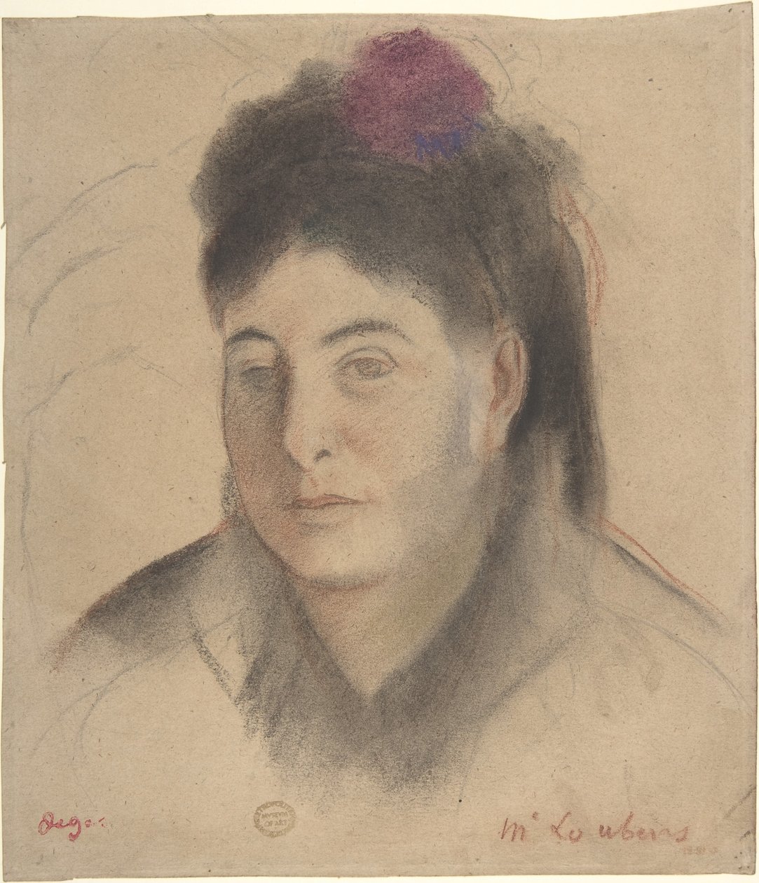 Sra. Loubens de Edgar Degas