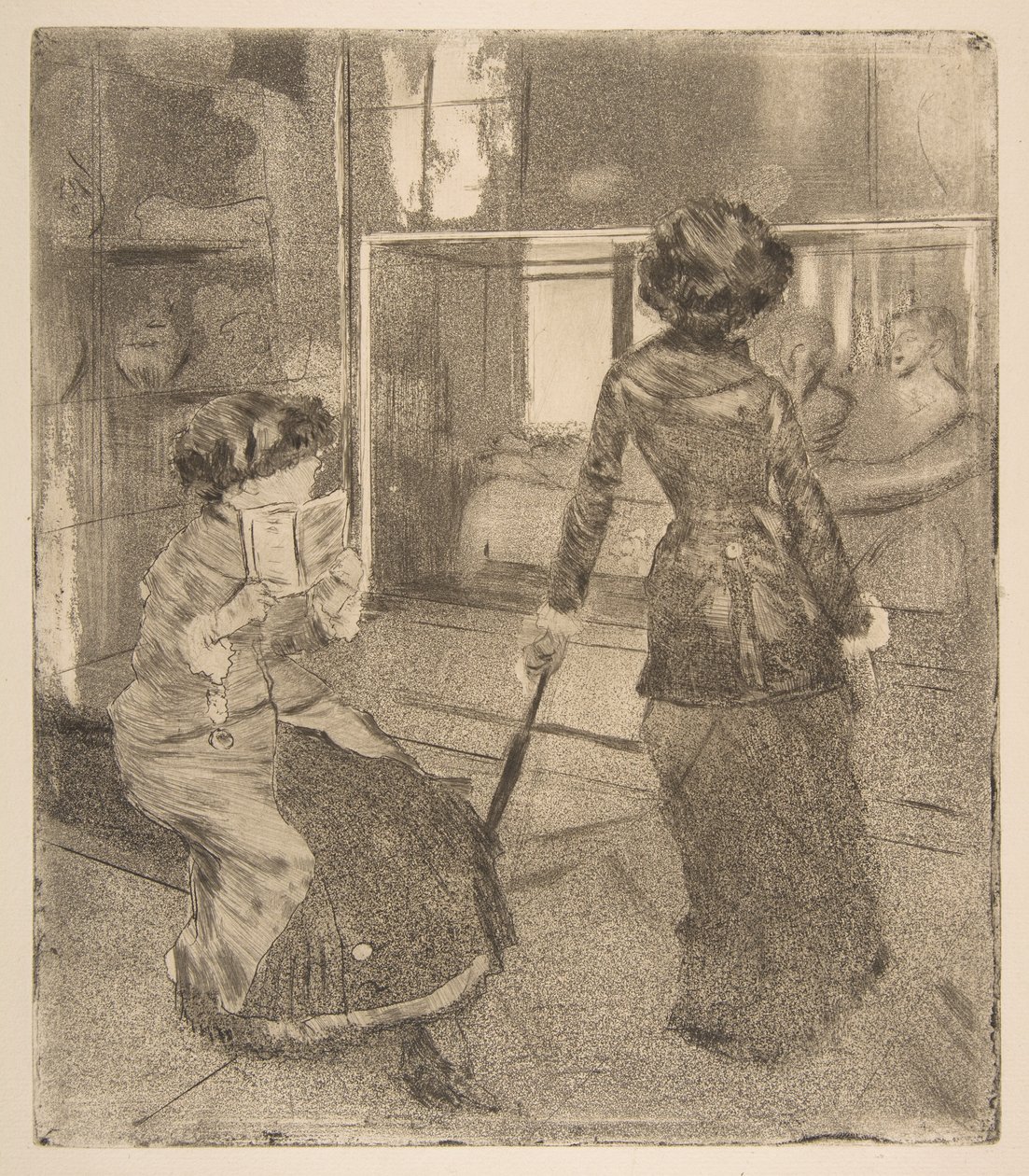 Mary Cassatt en el Louvre: La galería etrusca de Edgar Degas