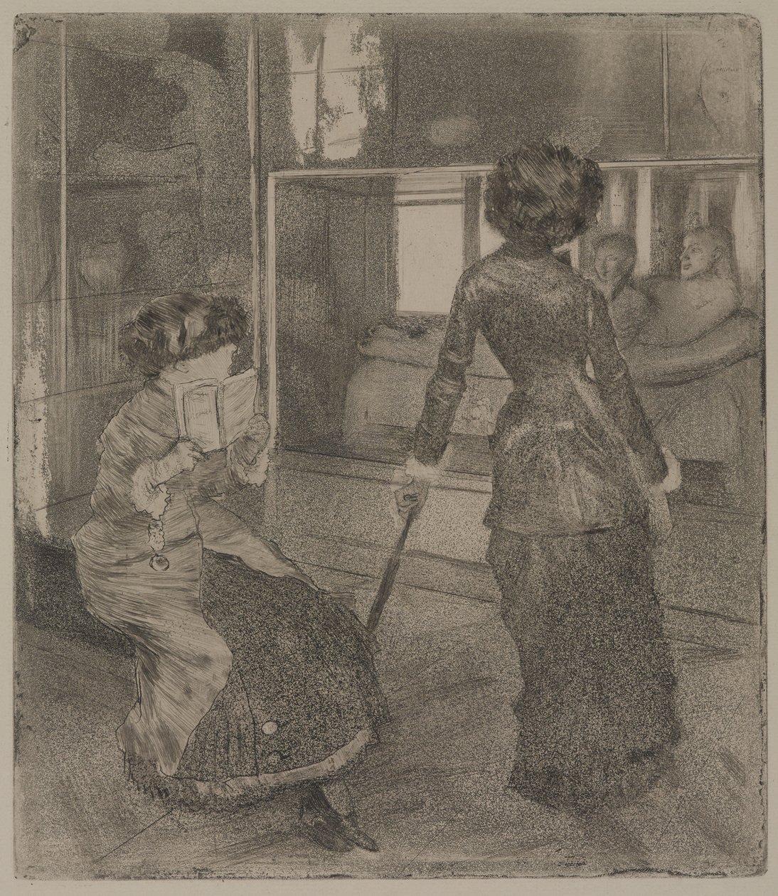Mary Cassatt en el Louvre: La Galería Etrusca de Edgar Degas